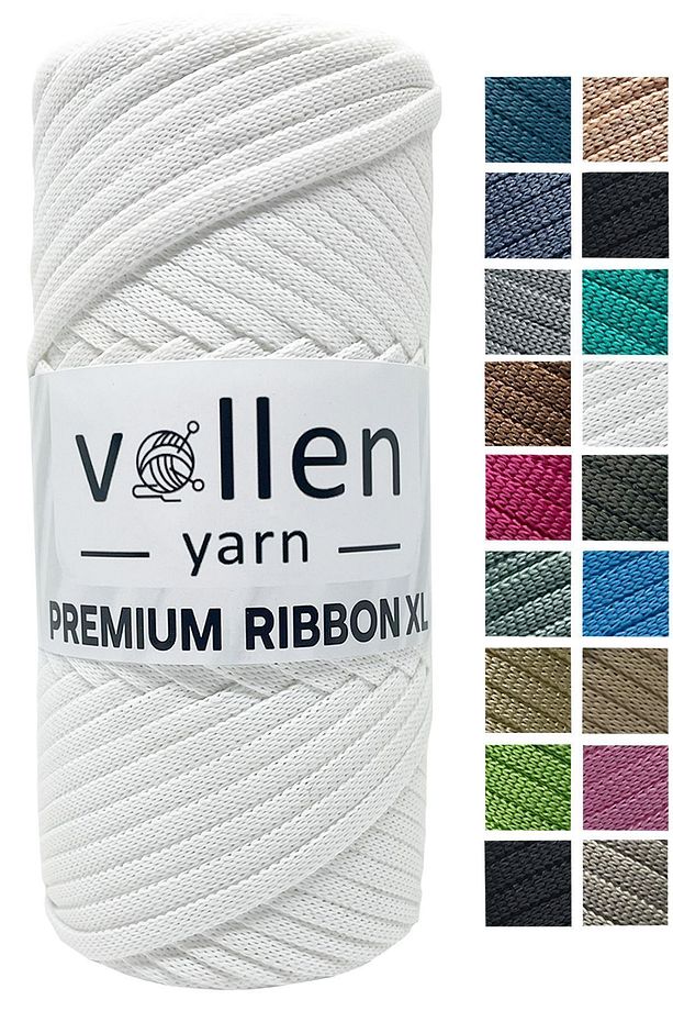Premium 200gr/4mm Polyester Ribbon Ip,makrome Ipi,çanta Ipi,hobi Ipi,supla Ipi,beyaz - 1