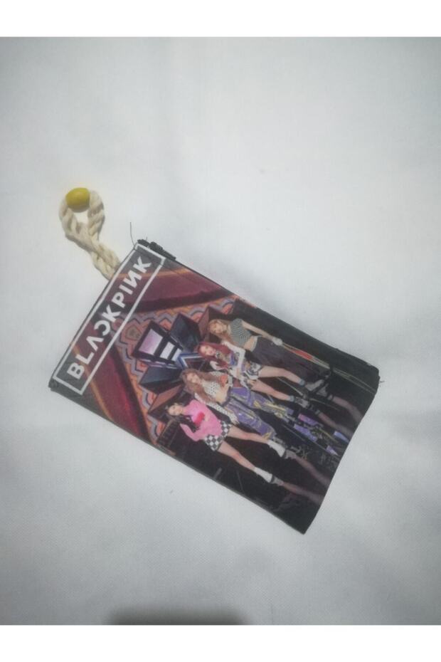 Kpop Black Pink Patterned Design Cloth Pen Holder-wallet