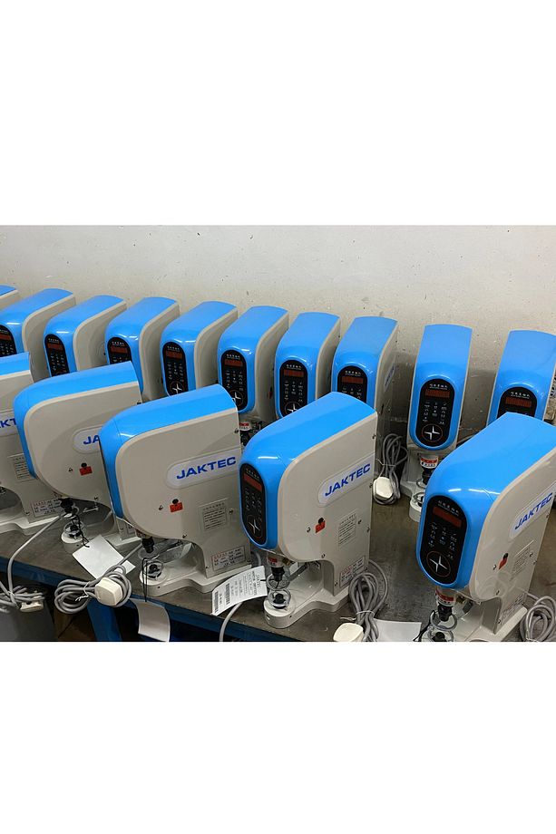 Jaktec Servo Motor  Elektronik Çıt Çıt Kuş Gözü Rivet Çakım Pres Makinası Masa Dahil - 6
