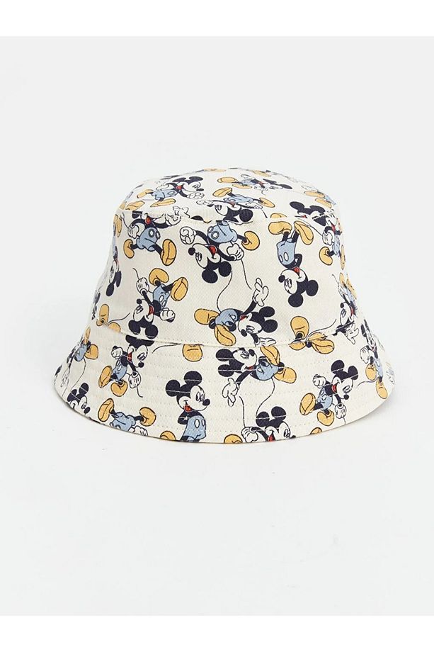 LCW baby Mickey Mouse Baskılı Erkek Bebek Bucket Şapka - 1