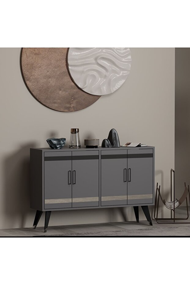 Ilda Gümüş Pleksi Detaylı Konsol - 2