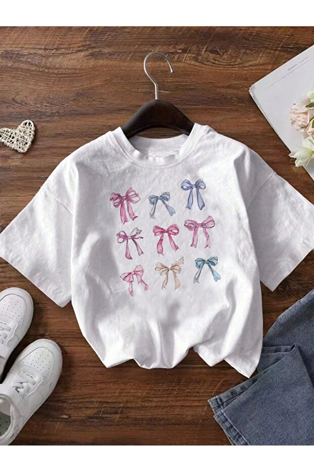 Printed Organic Cotton Oversize Cut T-Shirt