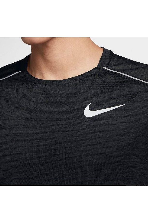 Dry Miler Top Ls Erkek Siyah Koşu Uzun Kollu Antreman Tişört Aj7568-010 - 4