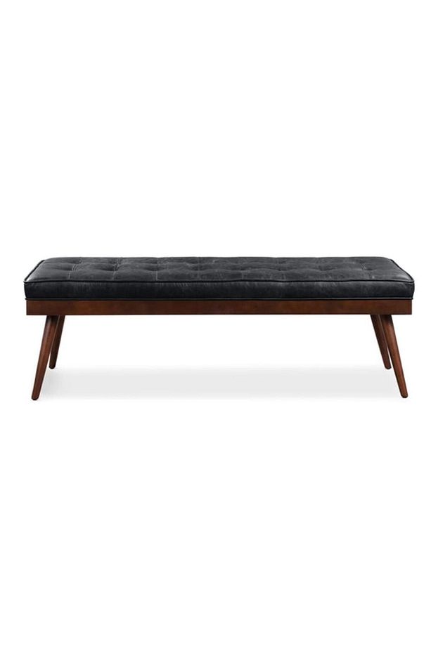 radnor gerçek deri bench-siyah - 3