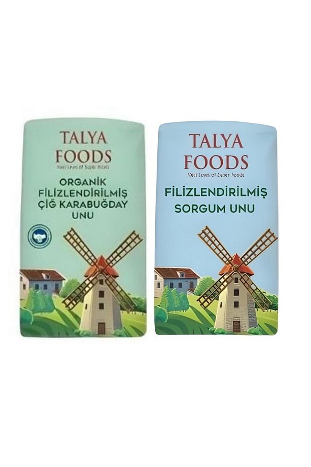 Glutensiz Çiğ Karabuğday unu & Sorgum Unu Efsane 2 li 2 x 1 kg Avantaj Seti - 1