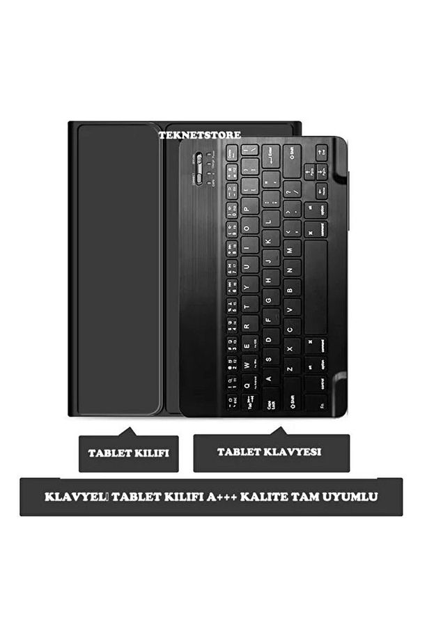 Samsung Galaxy Tab A9 Plus Sm-x210 11 Inç Tablet Uyumlu Bluetooth Klavyeli Kılıf (TÜRKÇE KLAVYE) - 3