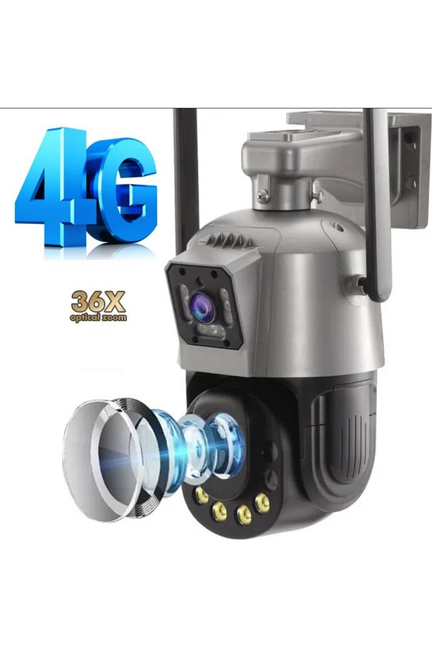 4G Sim Kart İle Kullanılan Ve Modem Wifi Görevi Yapabilen Elektrikli  PTZ Kamera - 2