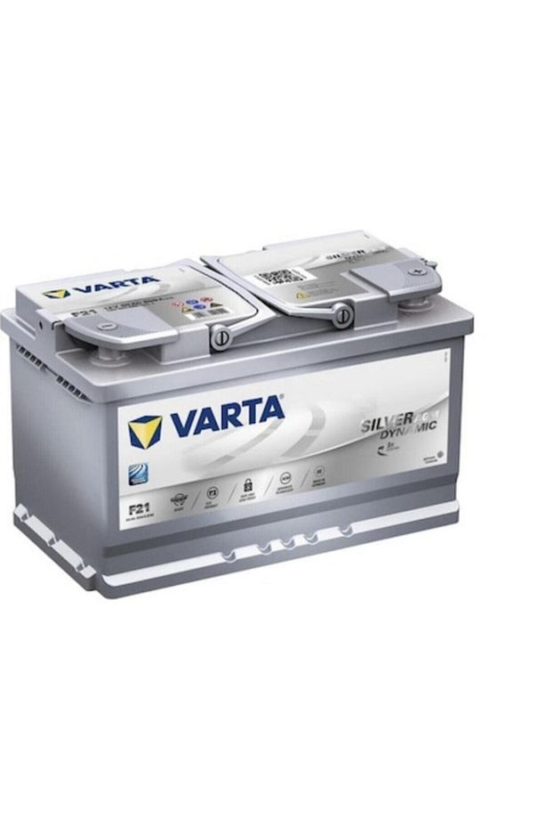 12 Volt 80 Amper Akü Agm F21 Start Stop Üretim: 2021 - 1