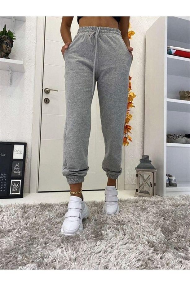 Erkek Örme 2 Iplik Cepli Basic Jogger Eşofman Altı - 2