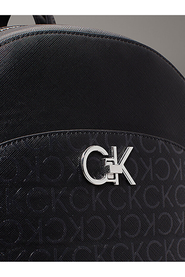 حقيبة ظهر دائرية بشعار - 4