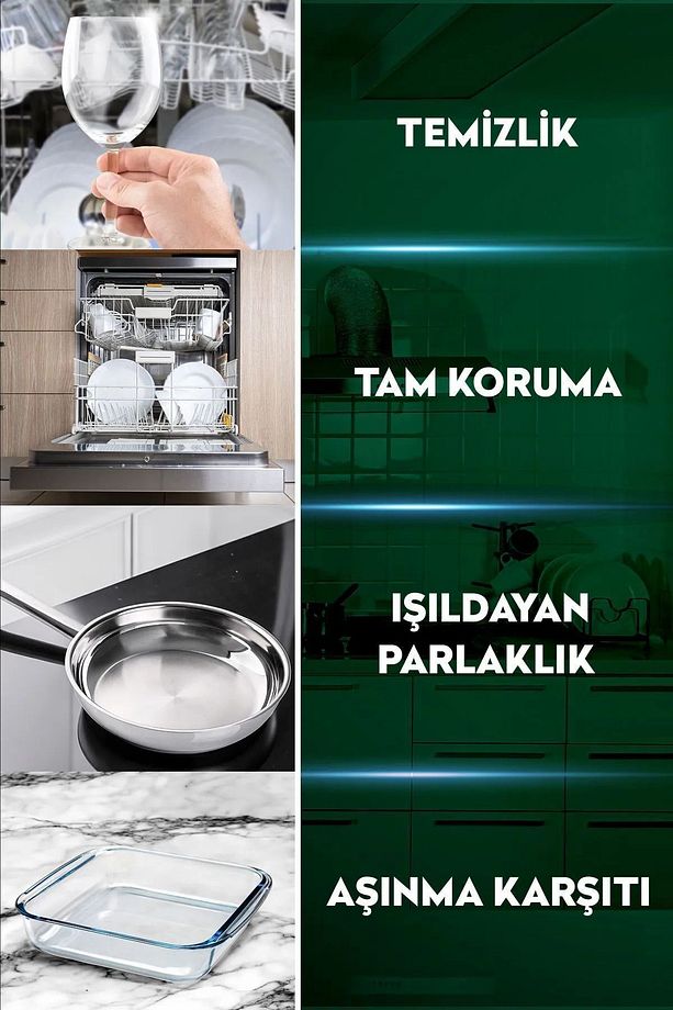 Bulaşık Makinesi Kapsül Deterjanı 36'lı x 4 Paket (144 Yıkama) - 5
