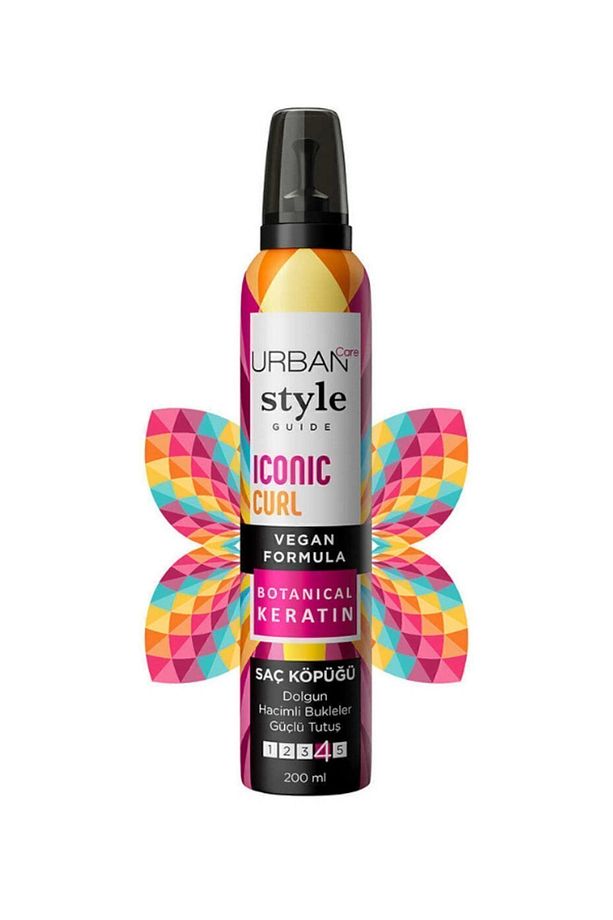 BOTANICAL KERATIN COMPLEX ve UV FİLTRESİ İçeren Formüllü Style Guide Iconic Curl Saç Köpüğü 200ml - 3
