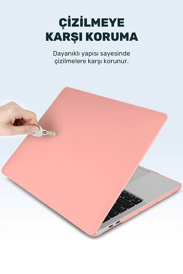 Macbook Air 13.3 M1 2020 Uyumlu Kapak Kılıf 360 Derece Tam Koruma A1932/A2179/A2337 - 4