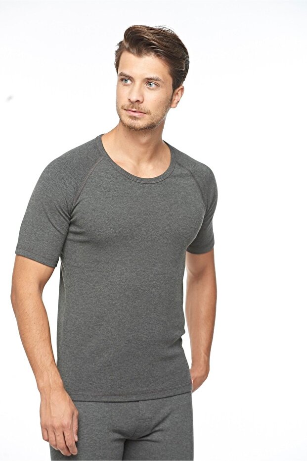 Men's Thermal Short Sleeve Underwear Top -602