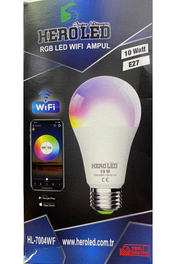 Hl-7004wf 10 Watt Wifi Kontrollü Akıllı Led Ampul - Smart Wifi Ampul - 2