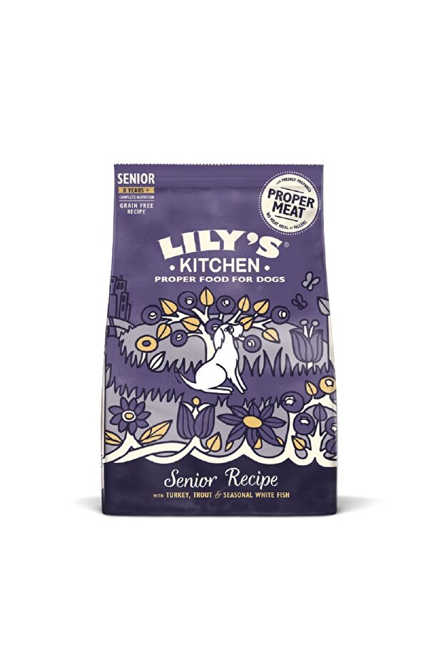Salmon & Trout Food for Senior Dogs, 2.5kg