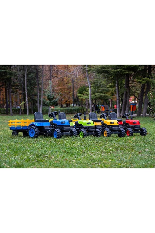 Pedallı Römorklu Çocuk Traktörü - 3