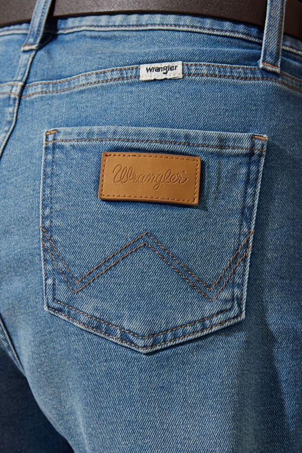 Regular Fit Normal Kesim Yüksek Bel Desenli Esnek Jean Kot Şort - 6
