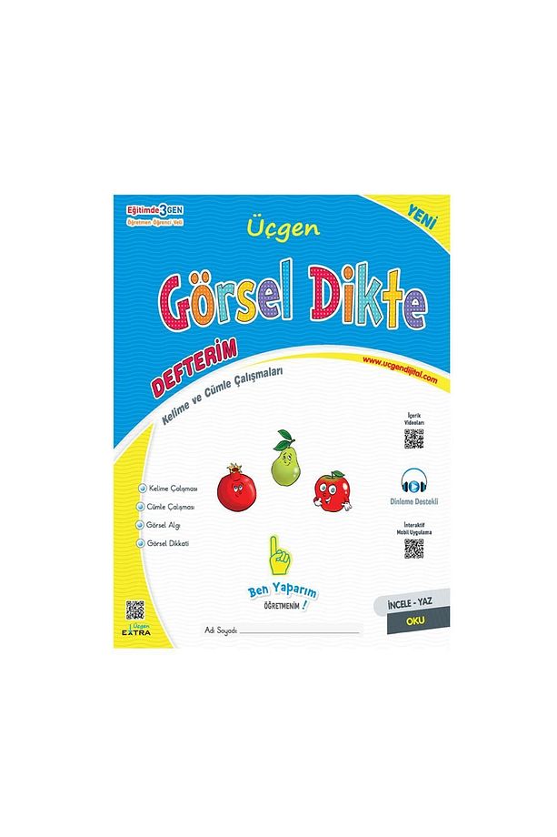 1. Sınıf - Üçgen Okuma Yazma Seti 2024 - 3