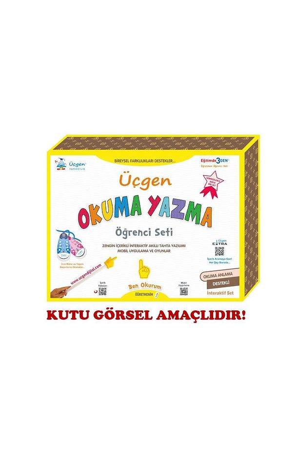 1. Sınıf - Üçgen Okuma Yazma Seti 2024 - 1