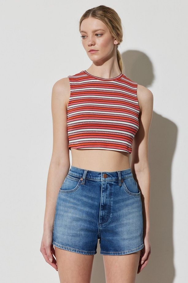 Festival Regular Fit Normal Kesim %100 Pamuk Yüksek Bel Jean Kot Şort - 2