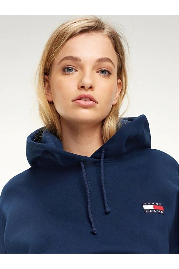 Fleece Hooded Wide Cut Tjw Rosette Sweatshirt