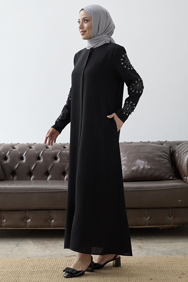 Ferace cu perle negre - 5