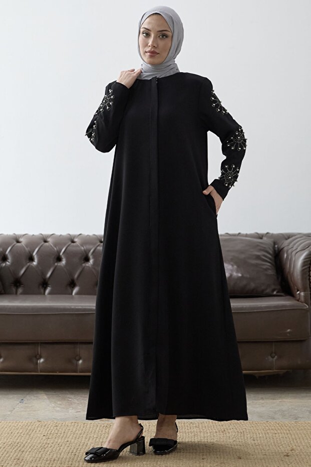 Ferace cu perle negre - 4