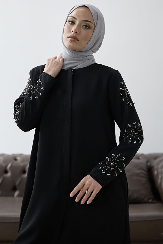 Ferace cu perle negre - 3