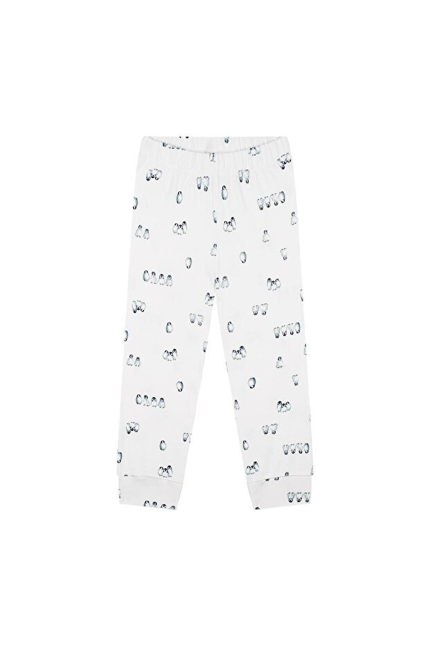 Penguen Adası Uzun Kollu Pijama Takımı - 3