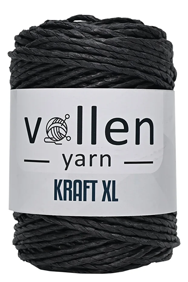 Büküm Kağıt Halat Ip,kağıt Rafya Ipi,dikiş Makinesi Ipi,hasır Çanta Ve Şapka Ipi,250gr,siyah - 1