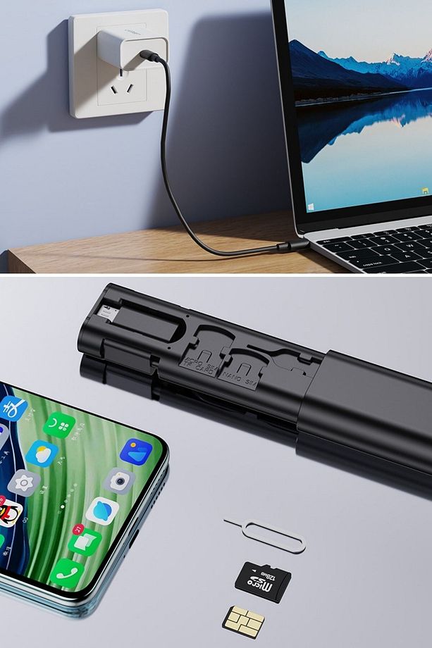 ® Cep Tipi 60W Bas Aç Type-C,İphone Şarj,Micro USB Hızlı Şarj Data Kablo Seti - 3