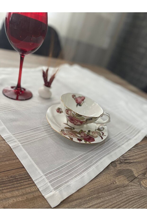 Monika Linen Runner Table Runner Tablecloth 140X50 cm