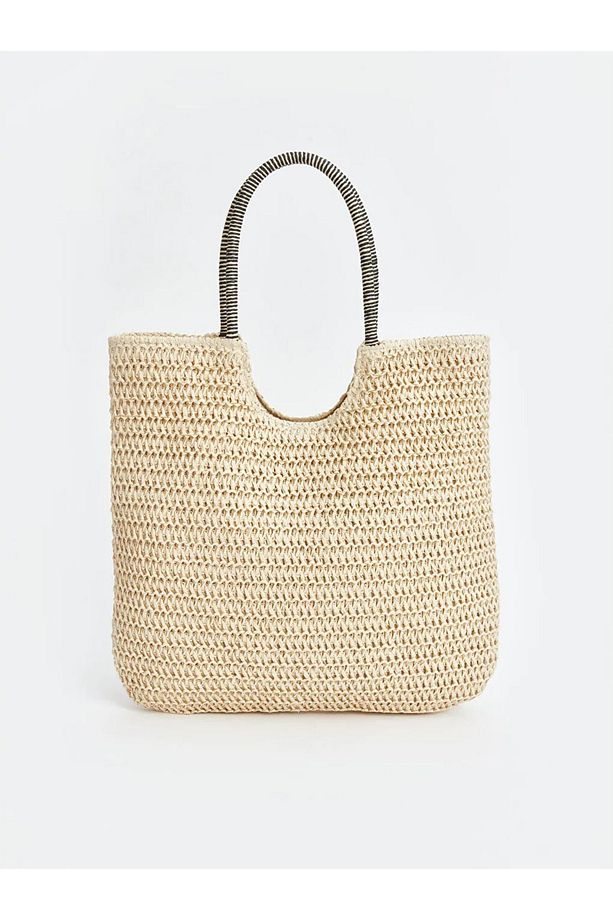 LCW ACCESSORIES Kadın Hasır Omuz Çantası - 4