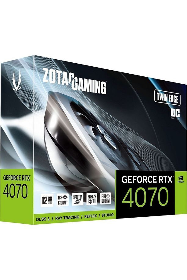 Gaming Geforce Rtx 4070 Twin Edge Oc Zt-d40700e-10m 12gb Gddr6x 192bit Dx12 Gaming Ekran Kartı - 1