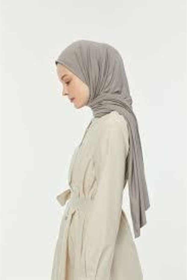 شال قطن ممشط فضي - موديل 70 Grix200 - 1