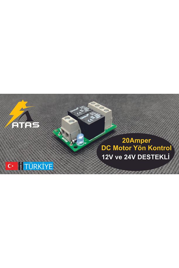 DC MOTOR Yön Kontrol Devresi / Akülü Araba ve VIP Araç Uyumlu - 2