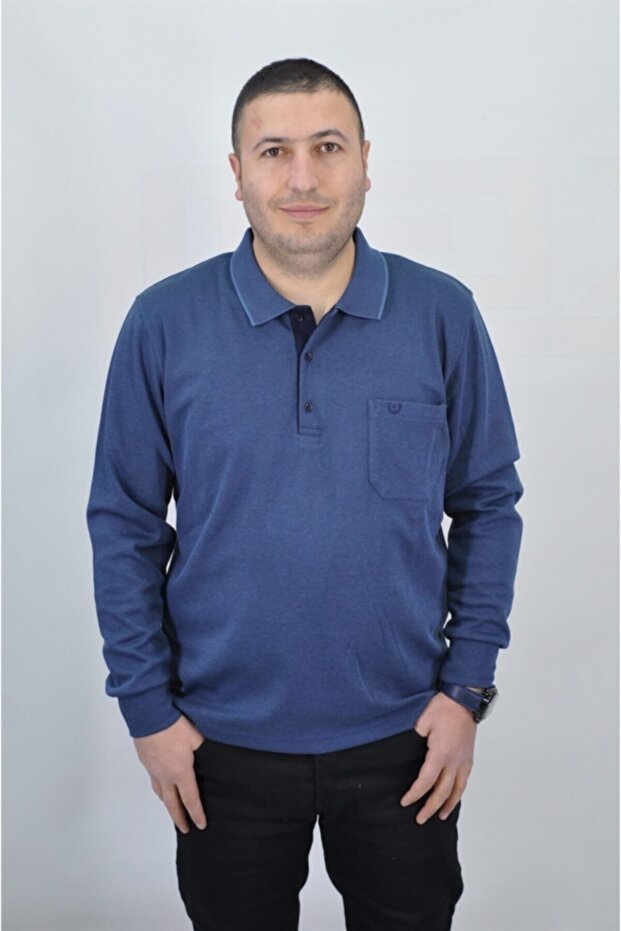 Polo Yaka Baba Sweatshirt