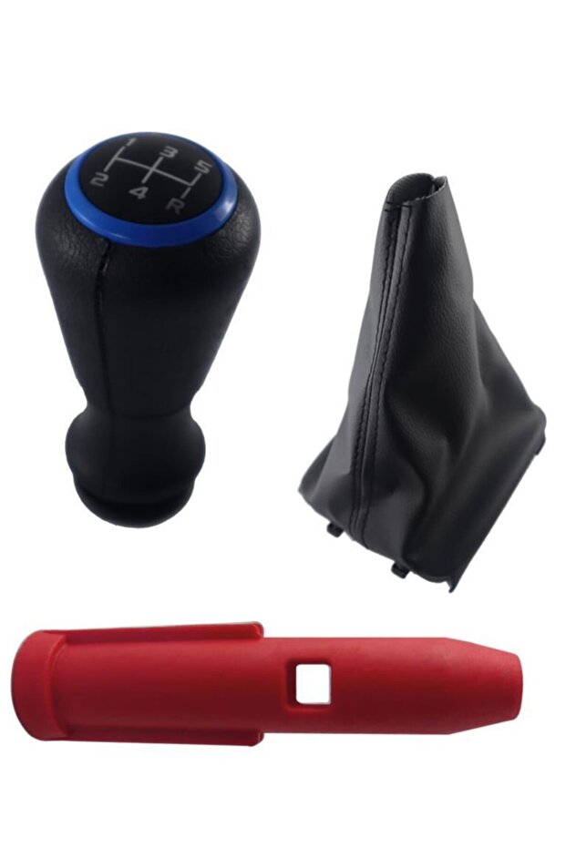 Peugeot 206 306 Gear Knob and Gaiter Set 206 Navy Blue
