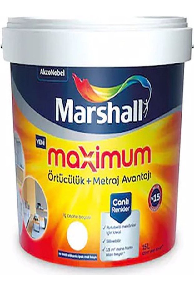 Maximum Silikonlu Ipek Mat Vanilya Çiçeği 15 Lt.