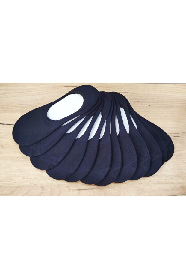 Men's 12-pack Bamboo Silicone Ballerina Invisible Socks