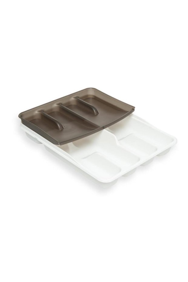 Moonstar 9-Compartment Double Layer Spoon Holder Organizer - 34X27Cm, Cutlery