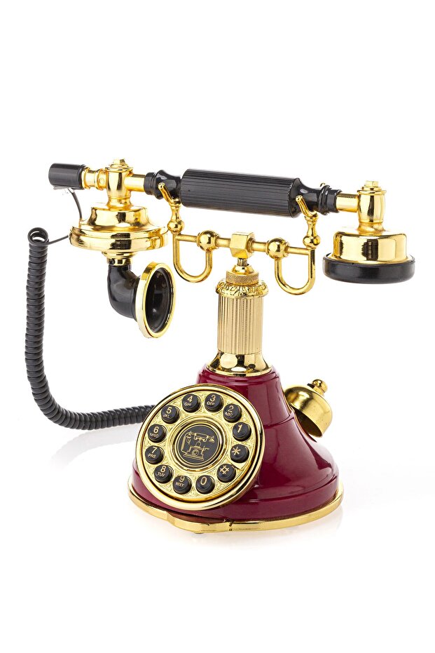 Bordo Çan Klasik Telefon - 2
