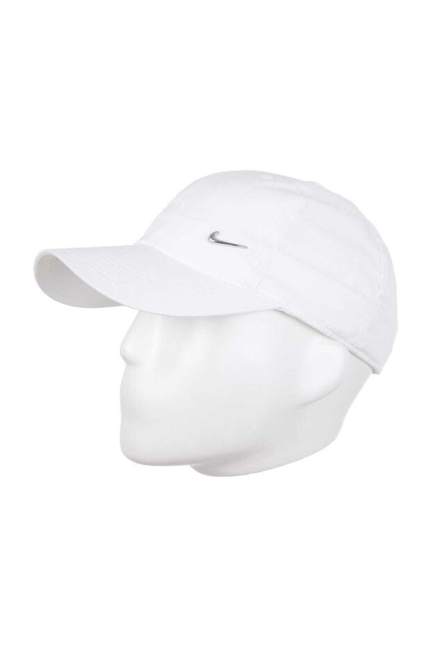 Av8055-100 Y Nk H86 Cap Metal Swoosh Şapka Beyaz - 1