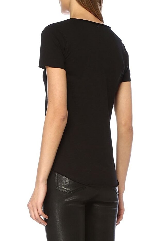 Kadın Siyah T-Shirt URB001 - 3
