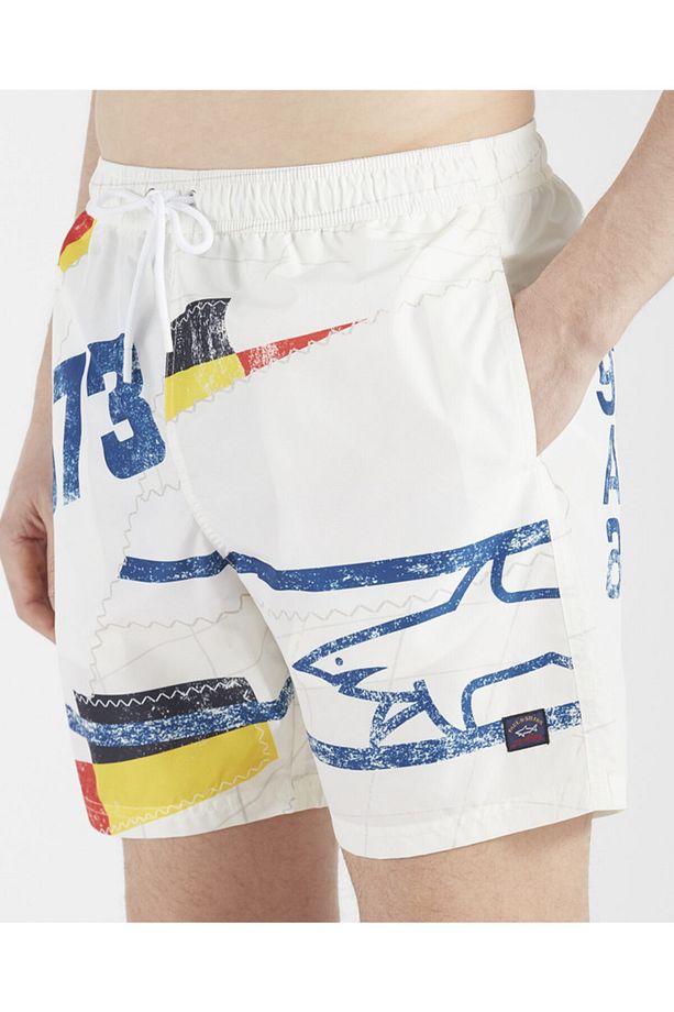 Men's Woven Swımm. Trunks - C.w. Synthetıc - 5