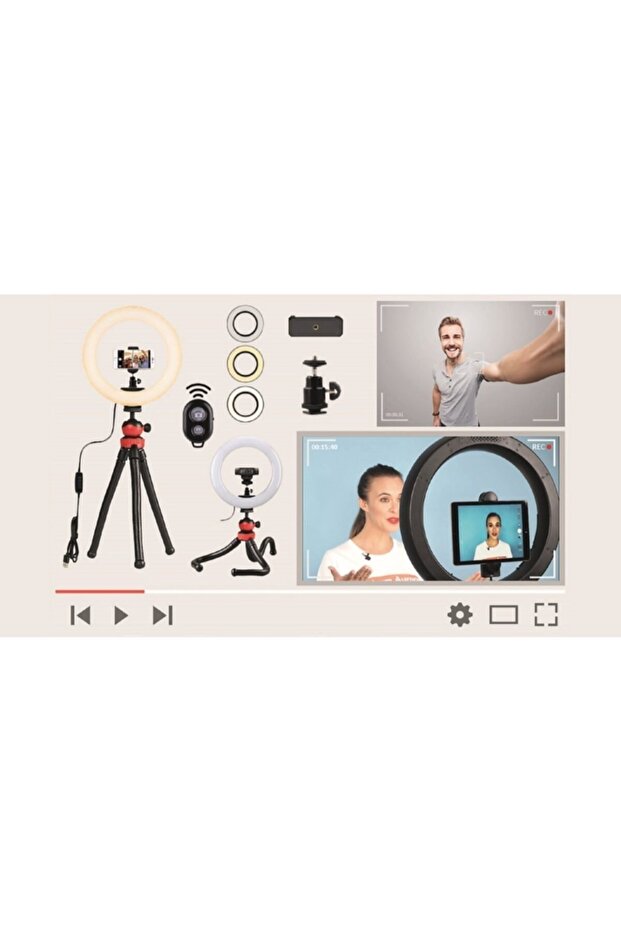 Vlogger Kit Ring Light - 6