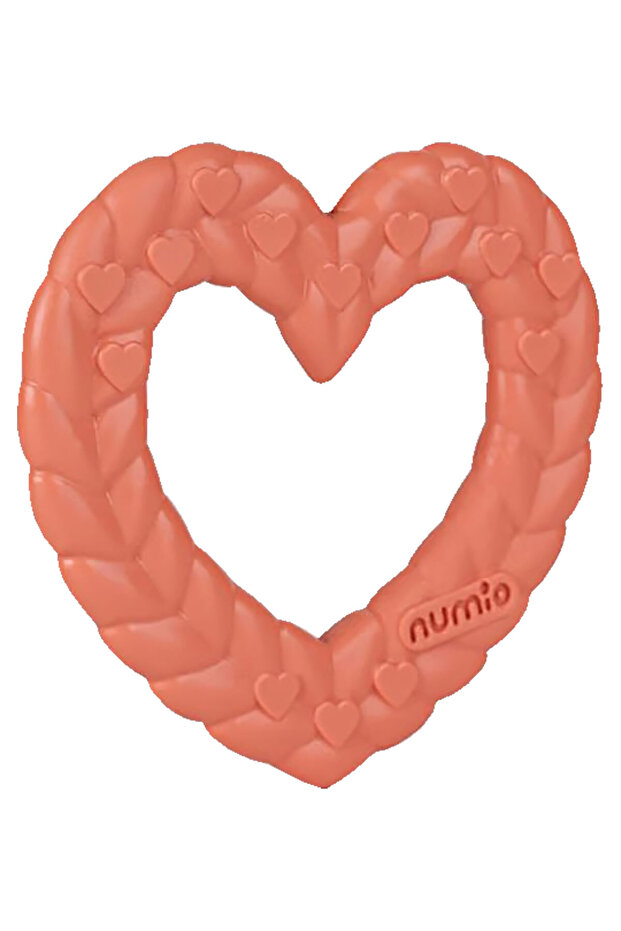 Orange Heart Teether - 1
