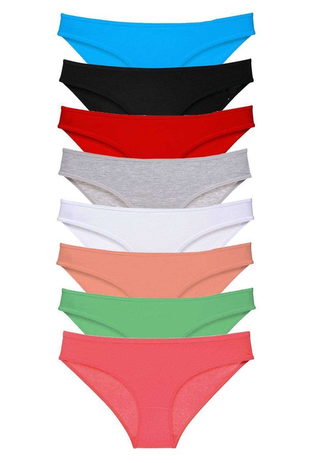 8 Pieces Lycra Super Eco Women's Slip Set - 6