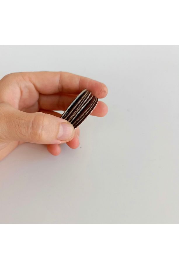 50MM 50 ADET 100 KUM Mini Gravür Makineleri Silindir Cırt Disk Zımpara, Flap Disk  Kaliteli Zımpara - 6
